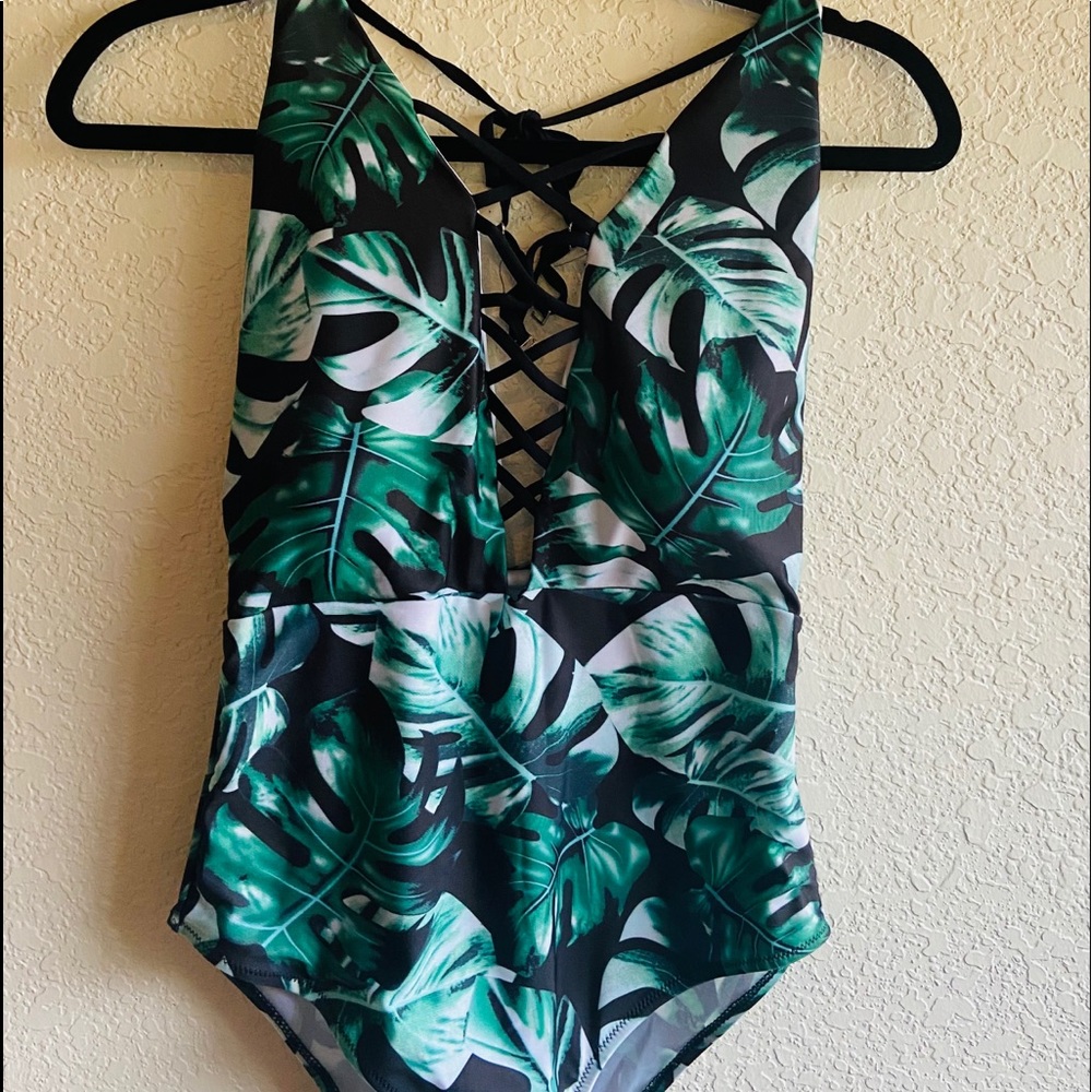 One-piece swimsuit, Palms Large